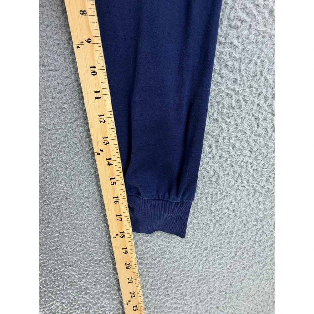 Polo Ralph Lauren Mens Large Long Sleeve Polo Shirt  Blue Classic Fit Flesh Pony
